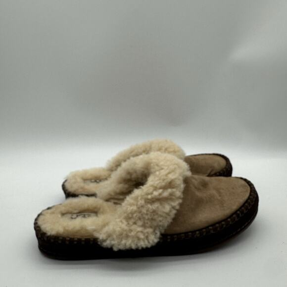 Womens Size 7 UGG Australia Aira Chestnut Brown Slip On Mule Slipper Shoes - Picture 1 of 9
